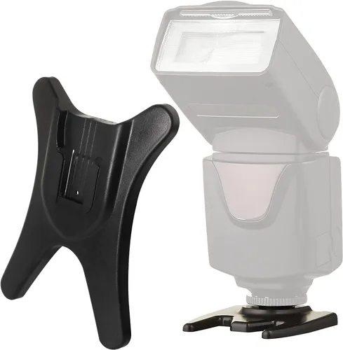 Vista 5 de Soporte de flash de cámara Speedlight Hot Shoe Mount Stand, para Speedlite