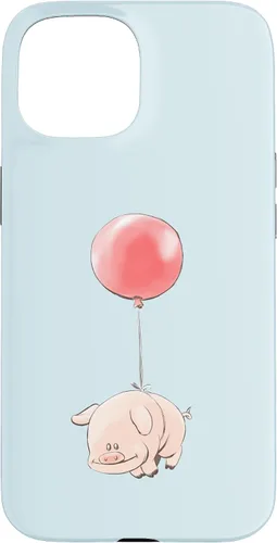 Vista 6 de Adorable Pig Flying Design Whimsical Piglet with Wings Case for iPhone 17