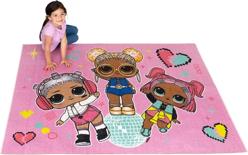 Vista 17 de Franco Alfombra antideslizante para habitación de niños, 69 x 52 pulgadas, Batman