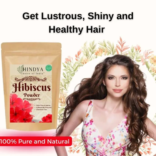 Vista 4 de Polvo de flor de hibisco orgánico para paquete facial y mascarilla capilar, hibisco puro natural Rosa-Sinensis cuidado del cabello y la piel, polvo