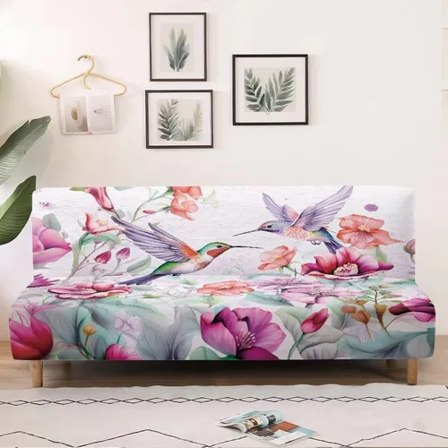 Vista 23 de Fundas para sofá cama con estampado de vaca marrón girasol con bandas elásticas para el hogar, sala de estar, fácil de instalar, antideslizante