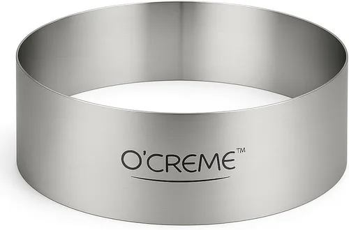 Vista 9 de O'Creme Anillo para Pastel de Acero Inoxidable Resistente Redondo Molde de Anillo para Pastel Mousse para Hornear, Decoración de Pasteles de Postre