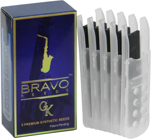 Vista 3 de Cañas sintéticas Bravo para saxofón alto - fuerza 1.5, modelo BR-AS15