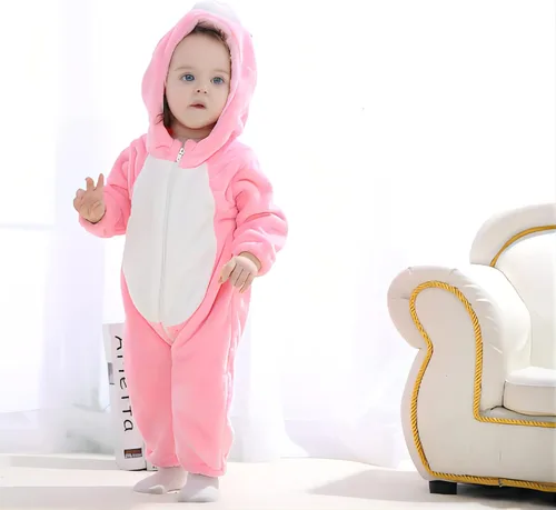 Vista 5 de Mono con capucha para bebé chaqueta de cuerpo completo con cremallera para cosplay