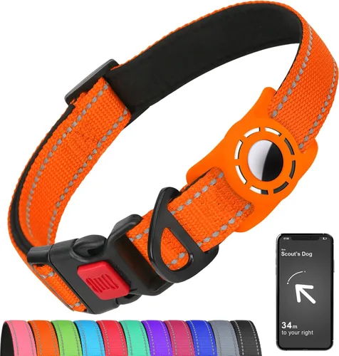 Vista 12 de Collar reflectante para perros pequeños con soporte de silicona
