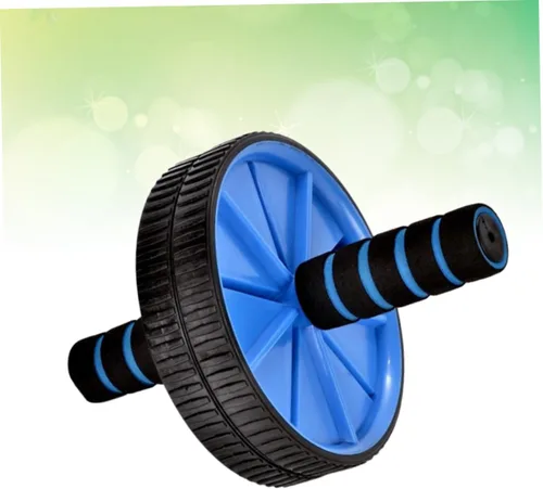 Vista 7 de Rueda de rodillo abdominal para ejercicio abdominal, para entrenamiento de núcleo, rebote automático, rueda abdominal, silencio abdominal