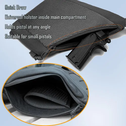 Vista 3 de Bolso bandolera pequeño para el pecho, bolso de bolsillo personal antirrobo, bolso cruzado de viaje, bolsa de seguridad antirrobo