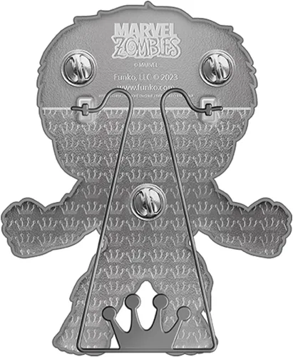 Vista 3 de Loungefly PIN POP! Pin esmaltado grande Marvel Zombie Hulk Hulk Marvel Zombies Broche coleccionable lindo para mochilas y bolsas Idea de regalo