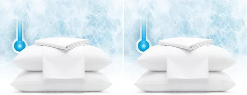 Vista 8 de Serta Power Chill - Protectores de almohada de enfriamiento, estándar/Queen