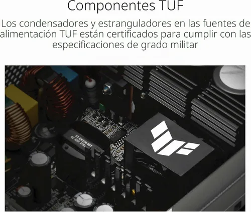 Vista 5 de ASUS TUF Gaming 1000W Oro Edición Blanca