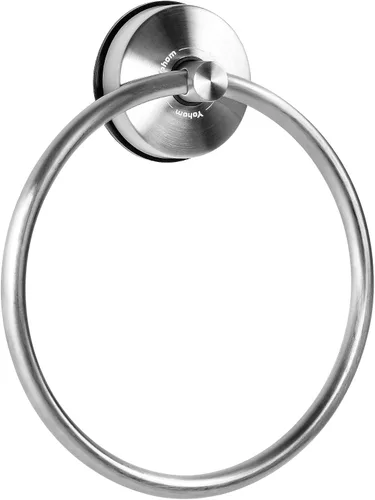 Vista 10 de YOHOM Toallero con ventosa para toalla de mano para baño, soporte de toalla de succión al vacío, colgador de toallas de platos para pared de ducha