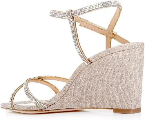 Vista 3 de Badgley Mischka Sandalias de cuña Reagan para mujer