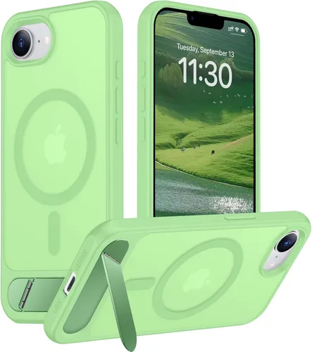 Vista 146 de Funda para iPhone 11 con compatibilidad magnética, [Soporte invisible incorporado][Compatible con MagSafe]