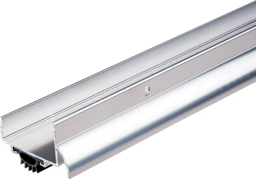 Vista 8 de M-D Building Products 69570 - Sello comercial de aluminio blanco en forma de U para debajo de la puerta