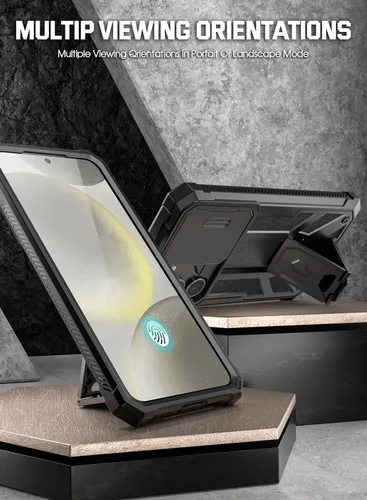 Vista 3 de Poetic Spartan - Funda para Galaxy S24 de 6.2 pulgadas, funda deslizante para cámara