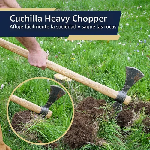 Vista 4 de Kings County Tools Cutter Mattock Herramienta de excavación con cuchillas