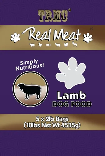 Vista 27 de TRMC Real Meat - Comida para perros secada al aire con cordero real - Cuatro bolsas de 5 libras de comida para perros de carne real sin granos