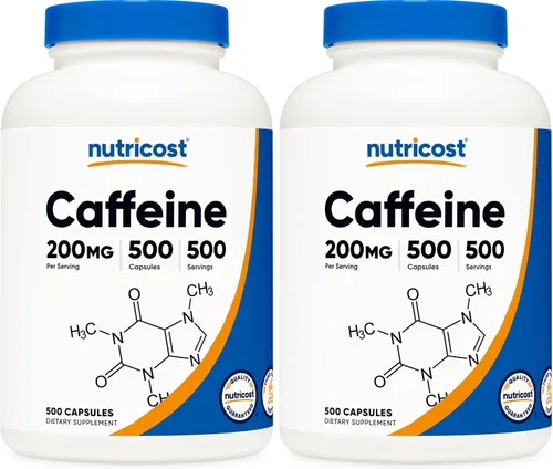 Vista 6 de Nutricost, Píldoras con cafeína, 4 lb por porción, 1