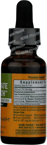 Vista 5 de Herb Pharm Prostate Health - Fórmula herbaria líquida con extracto líquido de Saw Palmetto, 1 onza