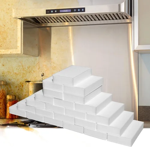 Vista 9 de Esponja mágica borrador de 2X densidad, esponja de melamina multifuncional para limpieza del hogar, platos de cocina, muebles, esponjas de limpieza