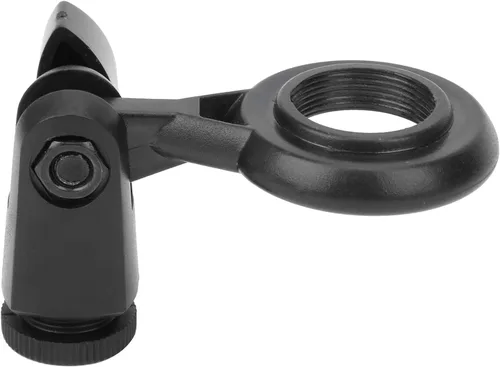 Vista 6 de Germerse Soporte para Micrófono, Adaptador de Soporte para Micrófono Portátil Anti Vibración, Plástico Negro, Rosca de 22mm/0.9in para Micrófonos