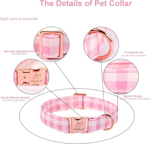 Vista 440 de Collar para perros del 4 de julio, collares patrióticos azules para cachorros y perros pequeños, ligero y ajustable 1776 collares para cachorros