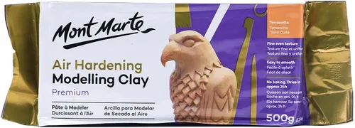 Vista 9 de Mont Marte Arcilla de modelado endurecedor por aire, 1.1 libras (17.64 oz) en granito, arcilla de color piedra para esculpir, efecto de brillo