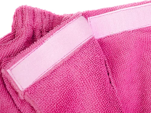 Vista 2 de ITODA Toalla de baño para mujer, falda de baño absorbente con toalla para el pelo, albornoz ajustable, gorro de baño de secado rápido