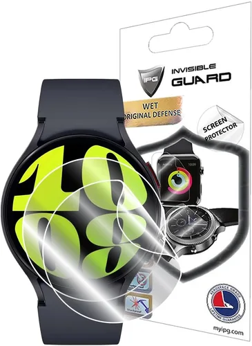 Vista 9 de IPG Protector de pantalla de hidrogel para Samsung Galaxy Watch 6 (2 unidades) Invisible HD Clear Film Anti Scratch Protector