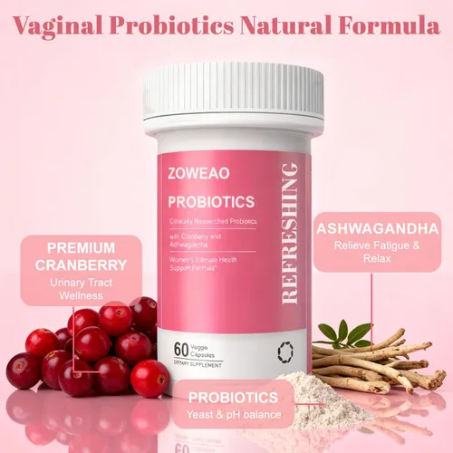 Vista 3 de Probióticos vaginales para mujeres – Hidratante vaginal que apoya la salud vaginal, el equilibrio del pH, combate la picazón, el olor y la levadura