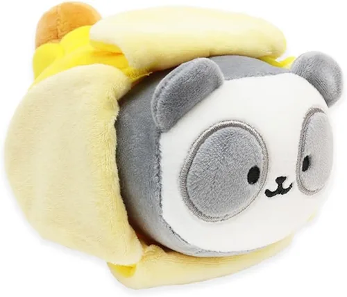 Vista 17 de Anirollz Puppiroll de peluche en atuendo de burrito – Animal de peluche Kawaii con disfraz extraíble – Lindo juguete de peluche blandito, regalo
