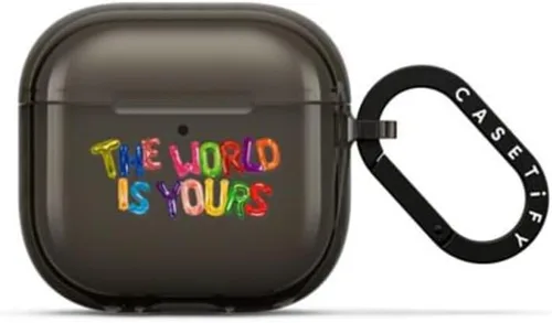 Vista 67 de CASETiFY Impact Airpods Pro (1ª/2ª) - Funda con anillo, color negro