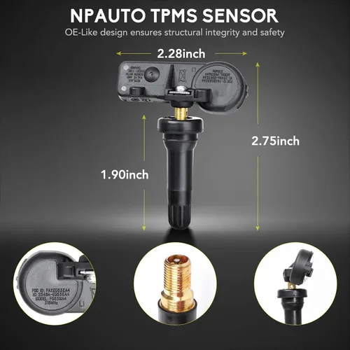 Vista 7 de NPAUTO Sensor de presión de neumáticos TPMS Compatible con Ford F150 06-08 Explorer Mustang Ranger Expedition Escape Focus Lincoln Mazda Mercury