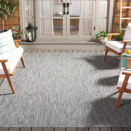 Vista 40 de SAFAVIEH Courtyard Collection CY8520 - Alfombra decorativa sólida para interiores y exteriores, impermeable, fácil limpieza, 2 x 3 pies 7 pulgadas