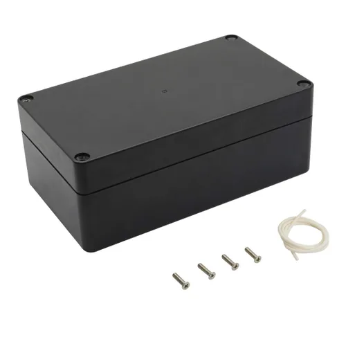 Vista 21 de LeMotech Caja de conexiones eléctricas de plástico ABS Caja de proyectos IP65 impermeable Caja de derivación universal para electrónicas Negro 2.48x