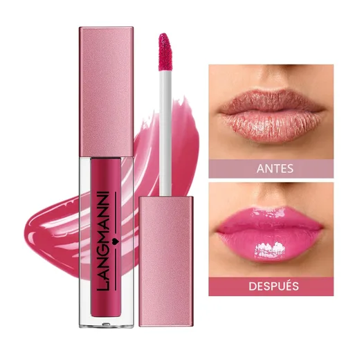 Vista 2 de LANGMANNI Juego de 12 piezas de colección de brillo de labios, maquillaje