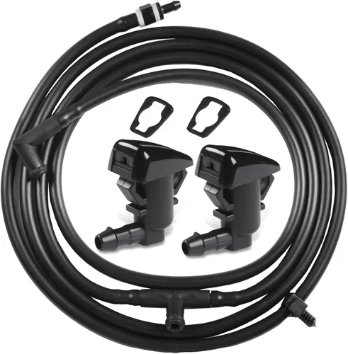 Vista 12 de OTUAYAUTO Kit de boquillas de lavador de parabrisas delantero para Ford F150 2004-2013 - Reemplaza OEM # 3W7Z-17603-AA, 3W7Z17603AA, boquilla