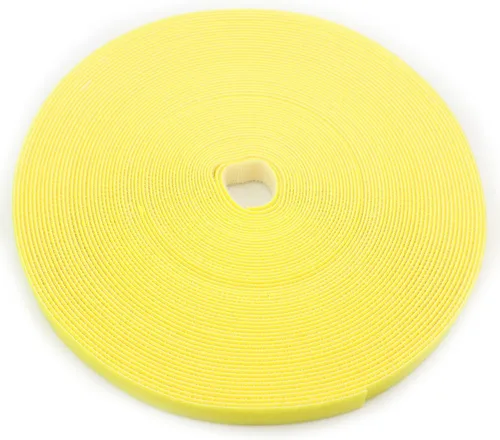 Vista 9 de Cinta de velcro reutilizable para sujetar cables, rollo de 3/4 de pulgada de doble cara con gancho