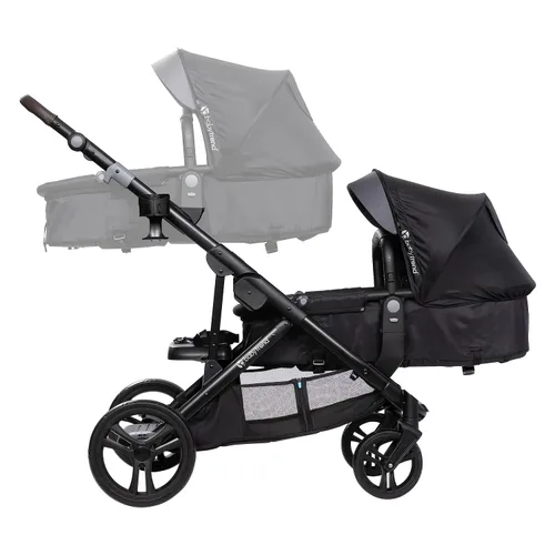 Vista 4 de Baby Trend - Segundo asiento para cochecito individual a doble Morph, negro (Dash Black)