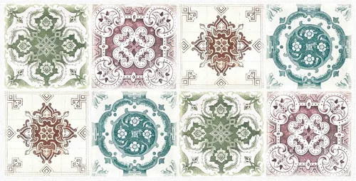 Vista 3 de Dundee Deco GRAZPG7118 Panel de pared 3D de PVC de imitación de azulejos de color verde beige, 3.1 pies x 1.6 pies (37.8 in x 18.9 in), decoración