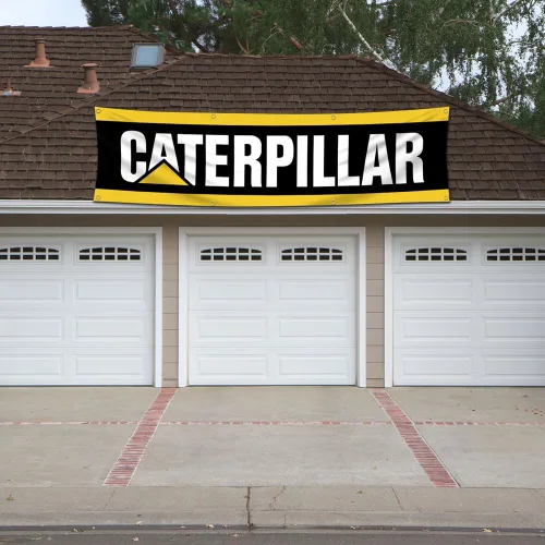 Vista 3 de ENMOON Bandera de gato diesel Power Banner 2x8ft Garage Shop Decoración de pared