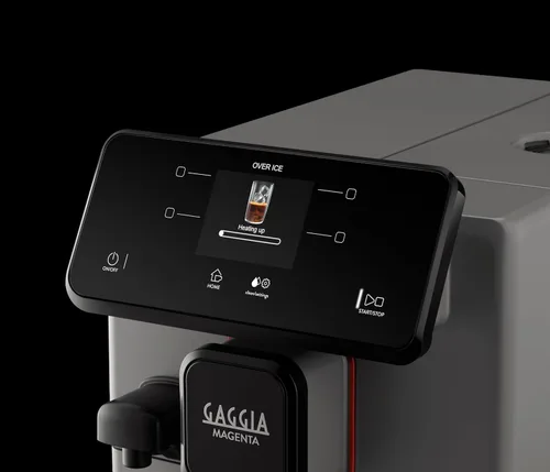 Vista 8 de Gaggia Magenta Prestige Over Ice Máquina automática de café expreso Moonlight Gris