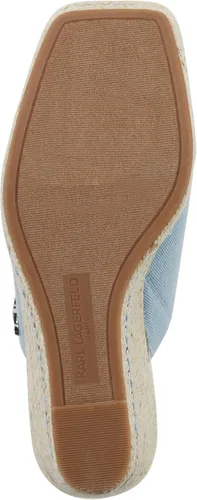 Vista 3 de Karl Lagerfeld Paris Sandalias de cuña Corissa sin cordones para mujer