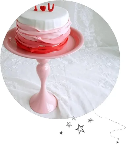 Vista 9 de Soporte para tartas, base de postre multifuncional minimalista estable y multifuncional para fiestas de frutas (M)