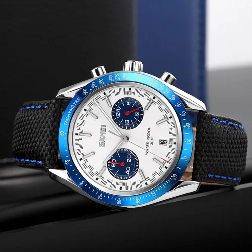 Vista 5 de Reloj para hombre - Reloj de pulsera deportivo clásico y elegante a la moda, reloj de vestir para hombre, regalo elegante, resistente al agua, reloj