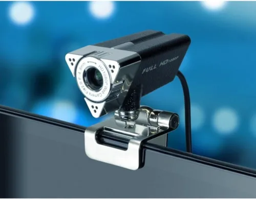 Vista 6 de Aluratek Cámara web de video HD 1080P para PC, MAC, escritorio y portátil, videollamada, conferencia, USB