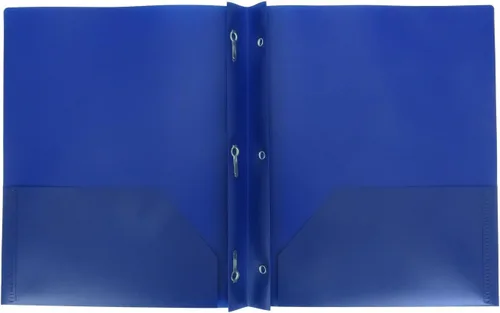 Vista 6 de Carpeta plástica con púas y 2 bolsillos - up&up (negro)