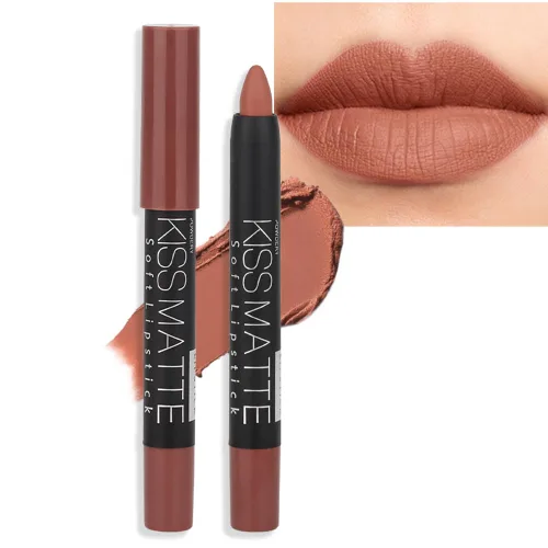 Vista 11 de BINGBRUSH Lápiz labial mate de larga duración, tinte de delineador de 01