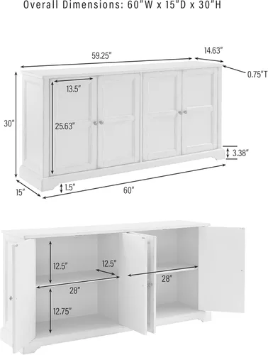 Vista 7 de Crosley Furniture Holbrook - Aparador tradicional
