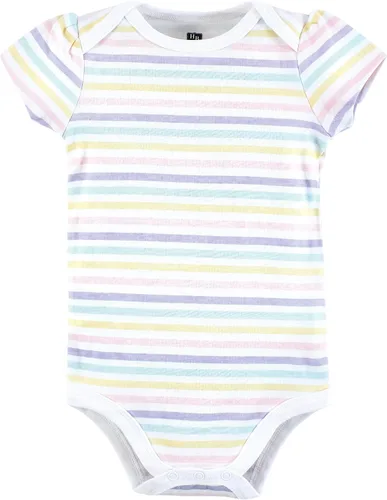 Vista 41 de Hudson Baby baby-girls Cotton Bodysuits 3-pack